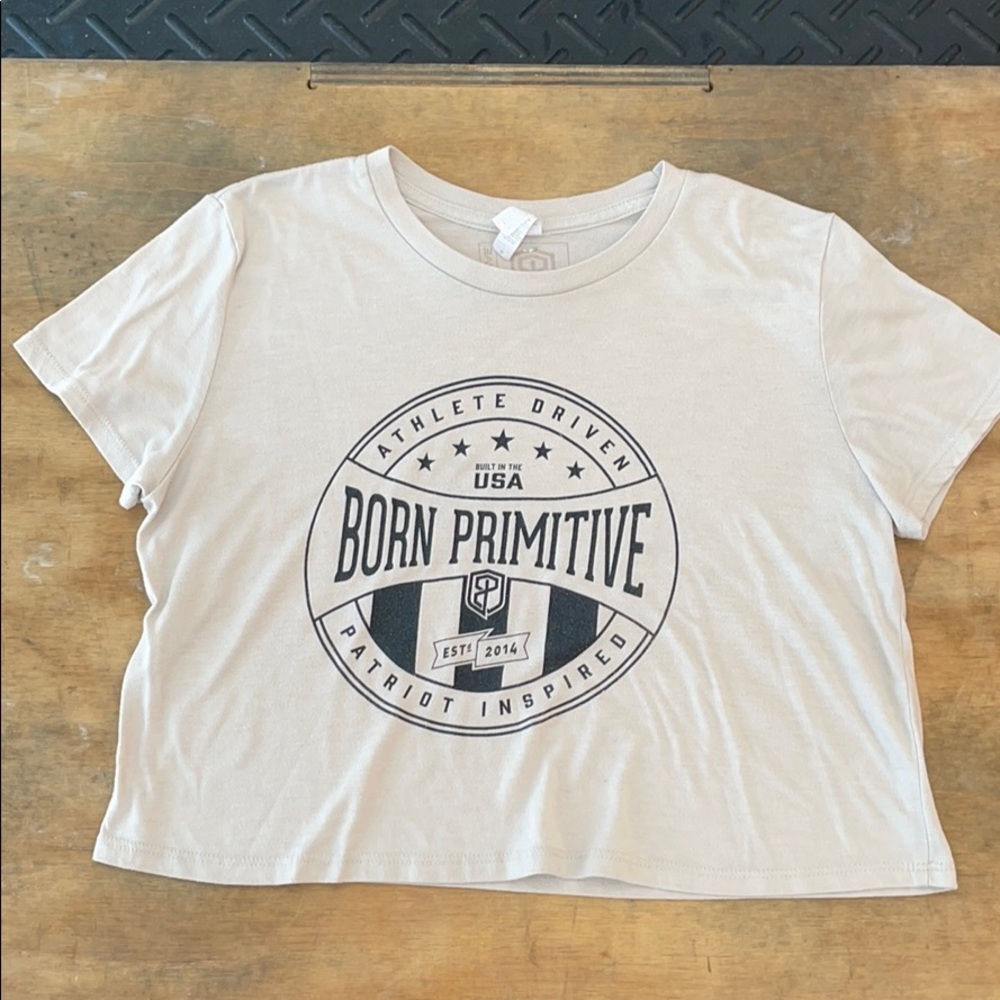 Born Primitive Athlete Driven crop tee